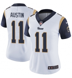 Women's Nike Los Angeles Rams #11 Tavon Austin Elite White NFL Jersey