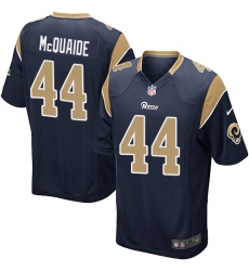 Men's Nike Los Angeles Rams #44 Jacob McQuaide Game Navy Blue Team Color NFL Jersey