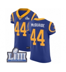 Men's Nike Los Angeles Rams #44 Jacob McQuaide Royal Blue Alternate Vapor Untouchable Elite Player Super Bowl LIII Bound NFL Jersey