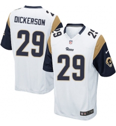 Men's Nike Los Angeles Rams #29 Eric Dickerson Game White NFL Jersey