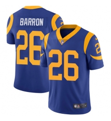 Men's Nike Los Angeles Rams #26 Mark Barron Royal Blue Alternate Vapor Untouchable Limited Player NFL Jersey