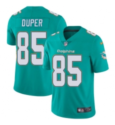 Youth Nike Miami Dolphins #85 Mark Duper Elite Aqua Green Team Color NFL Jersey
