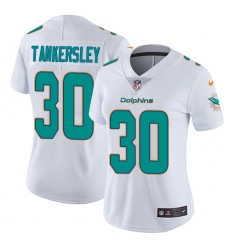 Women's Nike Miami Dolphins #30 Cordrea Tankersley Elite White NFL Jersey