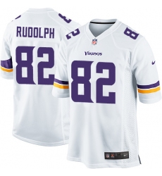 Men's Nike Minnesota Vikings #82 Kyle Rudolph Game White NFL Jersey