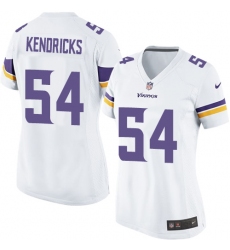 Women's Nike Minnesota Vikings #54 Eric Kendricks Game White NFL Jersey