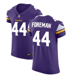 Men's Nike Minnesota Vikings #44 Chuck Foreman Purple Team Color Vapor Untouchable Elite Player NFL Jersey