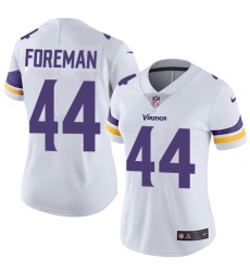 Women's Nike Minnesota Vikings #44 Chuck Foreman Elite White NFL Jersey