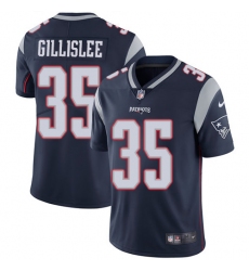 Youth Nike New England Patriots #35 Mike Gillislee Navy Blue Team Color Vapor Untouchable Limited Player NFL Jersey