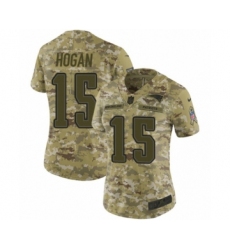 Women's Nike New England Patriots #15 Chris Hogan Limited Camo 2018 Salute to Service NFL Jersey