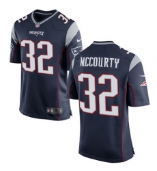 Men's Nike New England Patriots #32 Devin McCourty Game Navy Blue Team Color NFL Jersey
