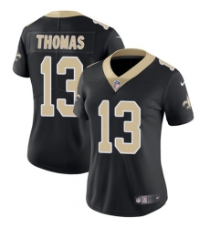 Women's Nike New Orleans Saints #13 Michael Thomas Black Team Color Vapor Untouchable Limited Player NFL Jersey Women's Nike New Orleans Saints #13 Michael Thomas Black Team Color Vapor Untouchable Limited Player NFL Jersey