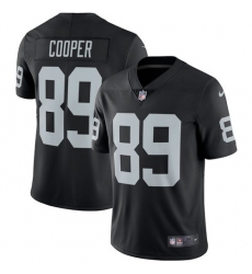 Men's Nike Oakland Raiders #89 Amari Cooper Black Team Color Vapor Untouchable Limited Player NFL Jersey