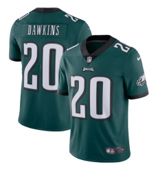 Men's Nike Philadelphia Eagles #20 Brian Dawkins Midnight Green Team Color Vapor Untouchable Limited Player NFL Jersey
