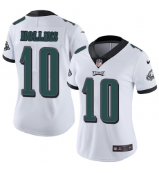 Women's Nike Philadelphia Eagles #10 Mack Hollins White Vapor Untouchable Limited Player NFL Jersey