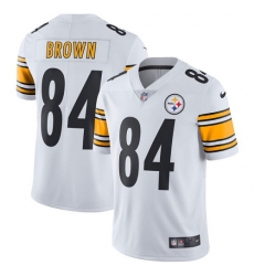 Youth Nike Pittsburgh Steelers #84 Antonio Brown White Vapor Untouchable Limited Player NFL Jersey