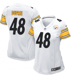 Women's Nike Pittsburgh Steelers #48 Bud Dupree Game White NFL Jersey