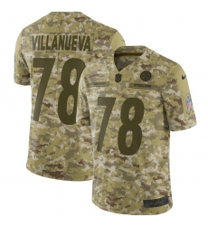 Men's Nike Pittsburgh Steelers #78 Alejandro Villanueva Limited Camo 2018 Salute to Service NFL Jersey Men's Nike Pittsburgh Steelers #78 Alejandro Villanueva Limited Camo 2018 Salute to Service NFL Jersey