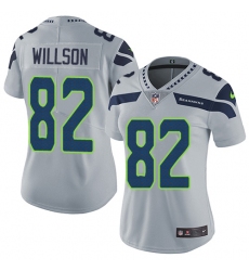 Women's Nike Seattle Seahawks #82 Luke Willson Grey Alternate Vapor Untouchable Limited Player NFL Jersey