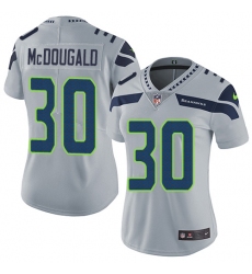 Women's Nike Seattle Seahawks #30 Bradley McDougald Elite Grey Alternate NFL Jersey
