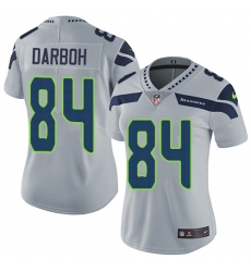 Women's Nike Seattle Seahawks #84 Amara Darboh Grey Alternate Vapor Untouchable Limited Player NFL Jersey