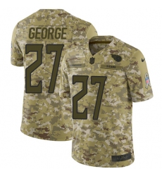 Men's Nike Tennessee Titans #27 Eddie George Limited Camo 2018 Salute to Service NFL Jersey