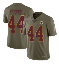 Youth Nike Washington Redskins #44 John Riggins Limited Olive 2017 Salute to Service NFL Jersey