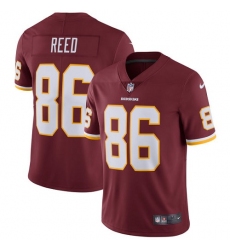 Youth Nike Washington Redskins #86 Jordan Reed Burgundy Red Team Color Vapor Untouchable Limited Player NFL Jersey