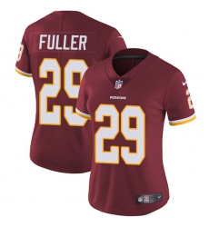 Women's Nike Washington Redskins #29 Kendall Fuller Burgundy Red Team Color Vapor Untouchable Limited Player NFL Jersey