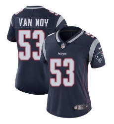Women's Nike New England Patriots #53 Kyle Van Noy Navy Blue Team Color Vapor Untouchable Limited Player NFL Jersey