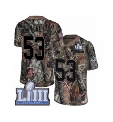 Youth Nike New England Patriots #53 Kyle Van Noy Camo Untouchable Limited Super Bowl LIII Bound NFL Jersey
