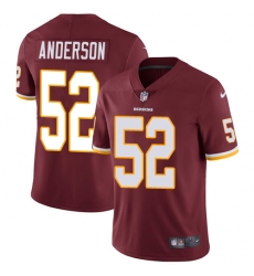 Men's Nike Washington Redskins #52 Ryan Anderson Burgundy Red Team Color Vapor Untouchable Limited Player NFL Jersey