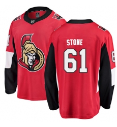 Youth Ottawa Senators #61 Mark Stone Fanatics Branded Red Home Breakaway NHL Jersey