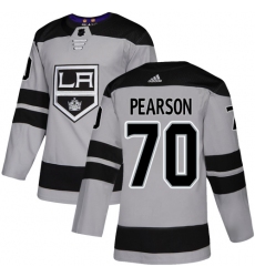 Youth Adidas Los Angeles Kings #70 Tanner Pearson Authentic Gray Alternate NHL Jersey