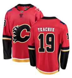 Youth Calgary Flames #19 Matthew Tkachuk Fanatics Branded Red Home Breakaway NHL Jersey