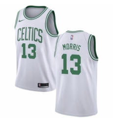 Women's Nike Boston Celtics #13 Marcus Morris Swingman White NBA Jersey - Association Edition