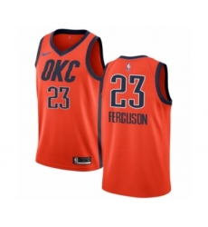 Youth Nike Oklahoma City Thunder #23 Terrance Ferguson Orange Swingman Jersey - Earned Edition
