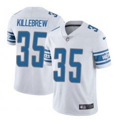 Youth Nike Detroit Lions #35 Miles Killebrew White Vapor Untouchable Elite Player NFL Jersey