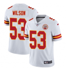 Youth Nike Kansas City Chiefs #53 Ramik Wilson White Vapor Untouchable Limited Player NFL Jersey