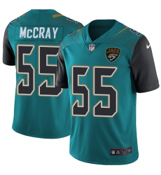 Youth Nike Jacksonville Jaguars #55 Lerentee McCray Teal Green Team Color Vapor Untouchable Limited Player NFL Jersey
