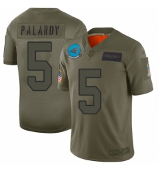 Men's Carolina Panthers #5 Michael Palardy Limited Camo 2019 Salute to Service Football Jersey