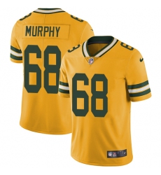 Youth Nike Green Bay Packers #68 Kyle Murphy Limited Gold Rush Vapor Untouchable NFL Jersey
