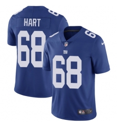 Youth Nike New York Giants #68 Bobby Hart Royal Blue Team Color Vapor Untouchable Limited Player NFL Jersey