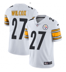 Men's Nike Pittsburgh Steelers #27 J.J. Wilcox White Vapor Untouchable Limited Player NFL Jersey
