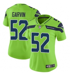 Women's Nike Seattle Seahawks #52 Terence Garvin Limited Green Rush Vapor Untouchable NFL Jersey