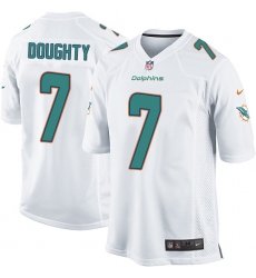 Men's Nike Miami Dolphins #7 Brandon Doughty Game White NFL Jersey