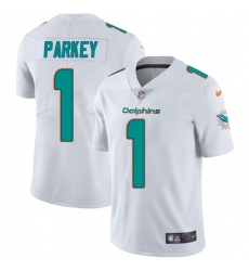 Youth Nike Miami Dolphins #1 Cody Parkey White Vapor Untouchable Limited Player NFL Jersey