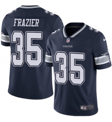 Youth Nike Dallas Cowboys #35 Kavon Frazier Navy Blue Team Color Vapor Untouchable Limited Player NFL Jersey