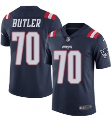 Youth Nike New England Patriots #70 Adam Butler Limited Navy Blue Rush Vapor Untouchable NFL Jersey