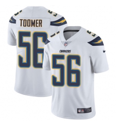 Men's Nike Los Angeles Chargers #56 Korey Toomer White Vapor Untouchable Limited Player NFL Jersey