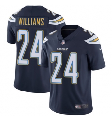 Youth Nike Los Angeles Chargers #24 Trevor Williams Navy Blue Team Color Vapor Untouchable Limited Player NFL Jersey